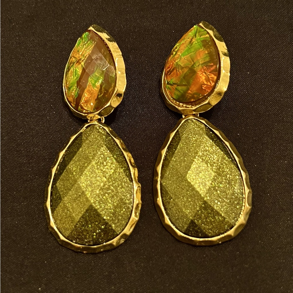 Amrita Singh Tear Drop Resin Earrings